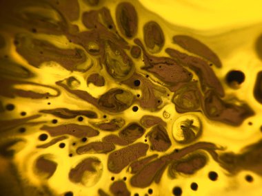 Altın renkli soyut boya arka plan doku.