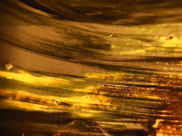 黄金色の抽象的なペンキの背景のテクスチャ — ストック写真