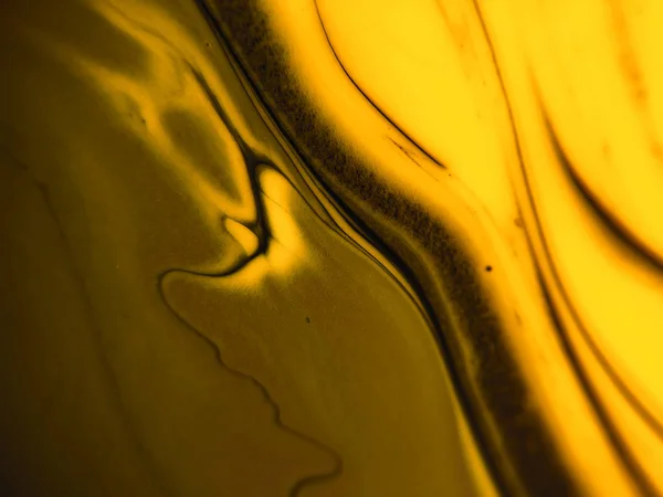 Golden Colored Abstract Paint Background Texture — Stock Photo, Image
