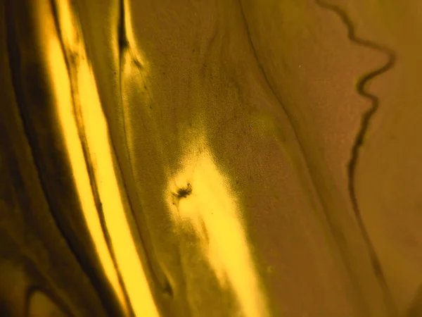 Złoty Kolor Abstrakcyjna Farba Tło Tekstury — Zdjęcie stockowe