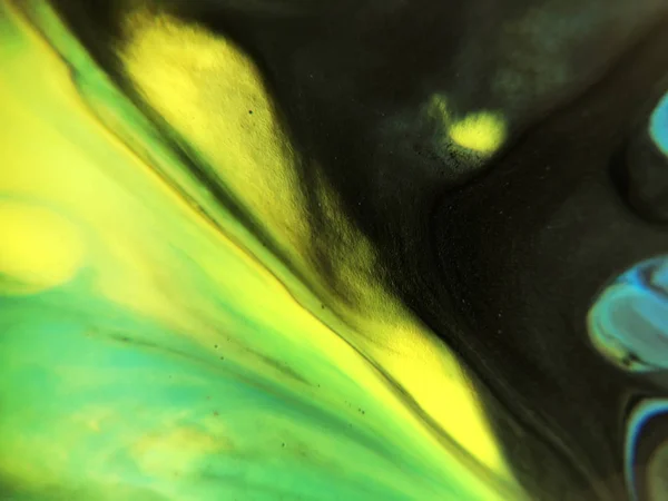 黄色の抽象ペイントの背景テクスチャ — ストック写真