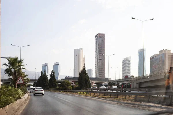 Izmir Turquia Agosto 2018 Ege Perla Skyscrapper Arranha Céus Mistral — Fotografia de Stock
