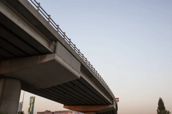 Izmir Turkey August 2018 Overpass Bridge Bornova Izmir Mistral Tower — Stock Photo, Image