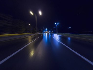 Sürücülerden yola gece açılı