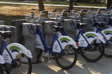 Yığılmış Bisim Bisikletler.