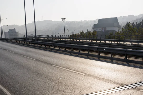 Puente de autopista urbana — Foto de Stock