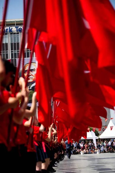 Celebração do Memoriam de Mustafa Kemal Atatur de 19 de maio de 2019 — Fotografia de Stock