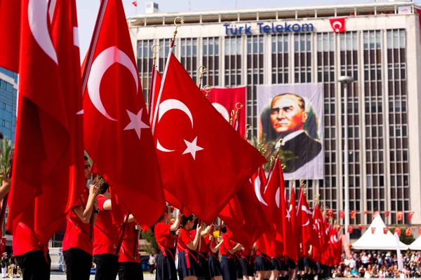 Uroczystości z dnia 19 maja 2019 memoriam Mustafa Kemal Atatur — Zdjęcie stockowe