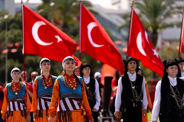 Celebração do Memoriam de Mustafa Kemal Atatur de 19 de maio de 2019 — Fotografia de Stock