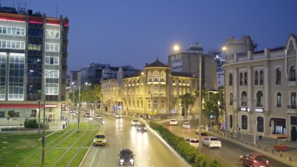 Izmir Turcja Lipca 2020 Region Molo Konak Izmirze Widzimy Hotel — Wideo stockowe