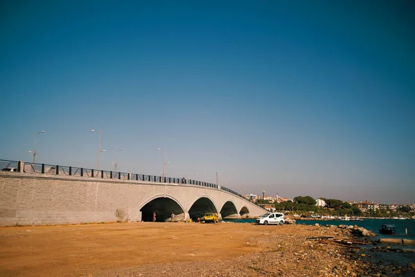 Balikesir Türkei Juli 2020 Die Insel Cunda Und Die Brücke — Stockfoto