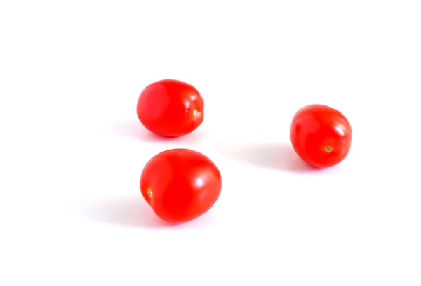 Red Tomatoes White Background Suitable Mockups Backgrounds Cooking Vegetables — Stock Photo, Image