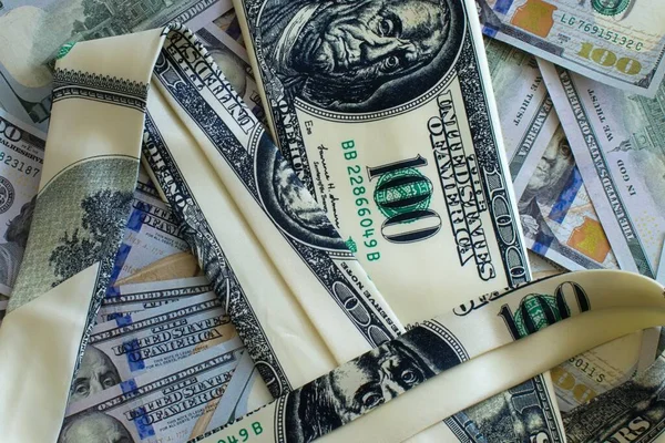ドルを結びつける Print — ストック写真