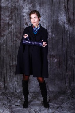 Studio poz güzel seksi kadın