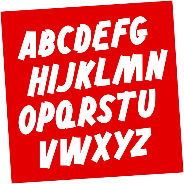 Soviet Style Brush Font Editable Vector Alphabet — Stock Vector