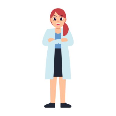 Tecrit edilmiş kadın doktor.