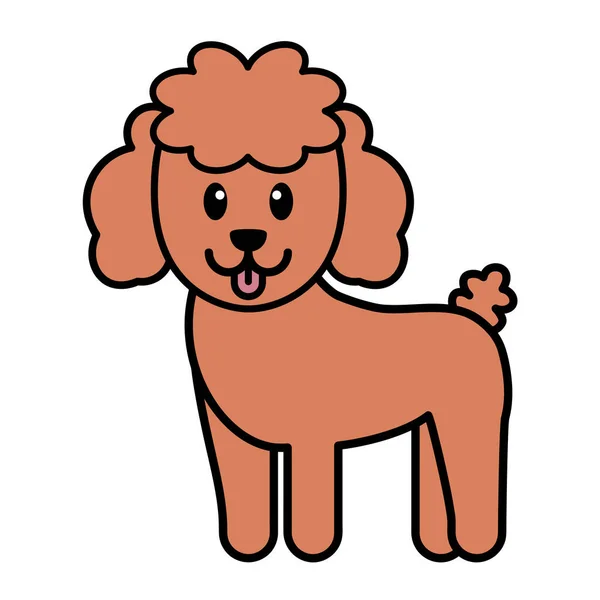 Caricature isolée pour chien — Image vectorielle