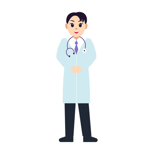 Desen animat izolat medic — Vector de stoc