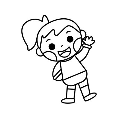 İzole edilmiş ritmik jimnastikçi kız.