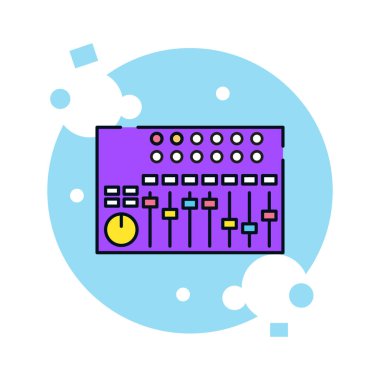 İzole edilmiş ses panosu simgesi