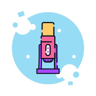 İzole edilmiş mikrofon simgesi