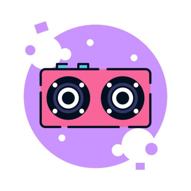 İzole edilmiş radyo simgesi