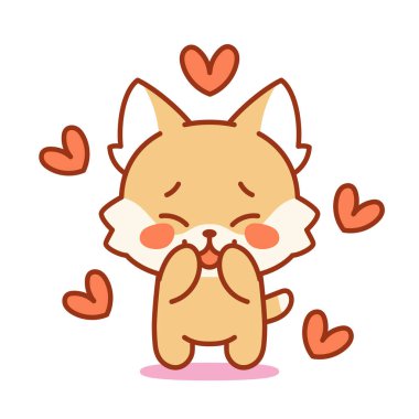 Aşık soyutlanmış kedi yavrusu