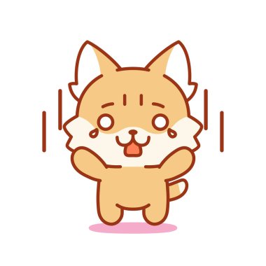 Korkak kedi yavrusu.