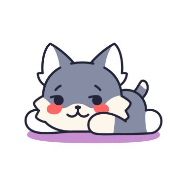 İzole edilmiş sıkılmış kedi yavrusu