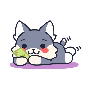 İzole kedi sohbeti.