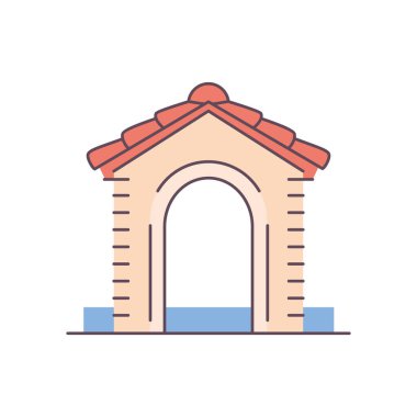 İzole edilmiş inşaat evi dünyası