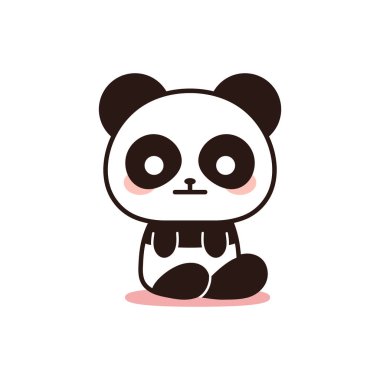 İzole edilmiş, oturan ayı Kai.