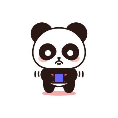 İzole edilmiş kızgın ayı Kai.