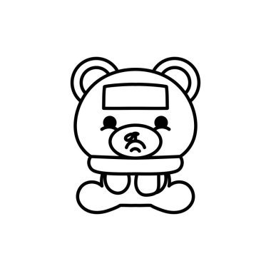 İzole edilmiş hasta ayı Kai.