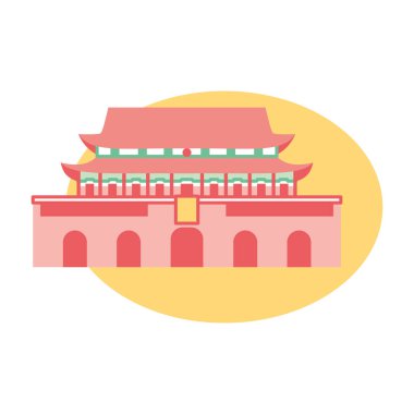 İzole edilmiş budokan Asyalı.