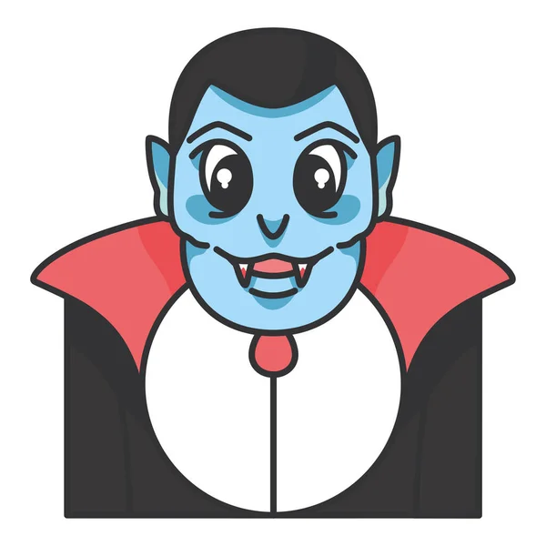 Drac aterrador aislado — Vector de stock