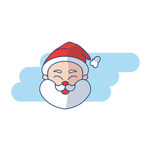 Απομονωμένα Χριστούγεννα χιονάνθρωπος — Διανυσματικό Αρχείο