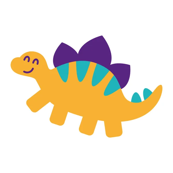 Geïsoleerde baby dino — Stockvector