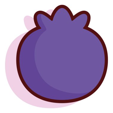 İzole edilmiş egzotik meyve.