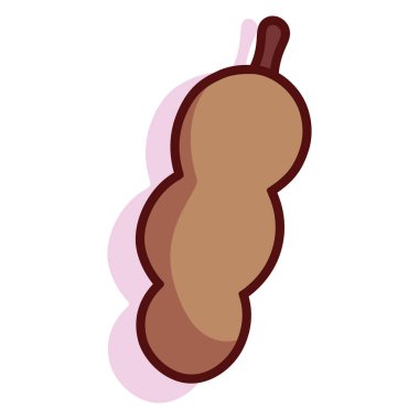 İzole edilmiş egzotik meyve.