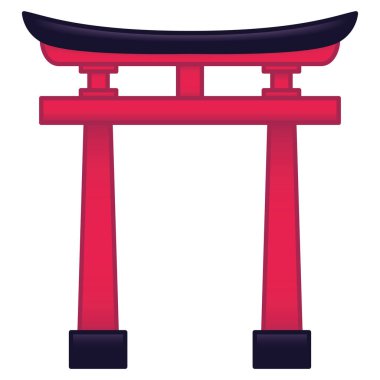 İzole edilmiş Japon yapısı.