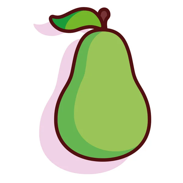 孤立的梨果 — 图库矢量图片