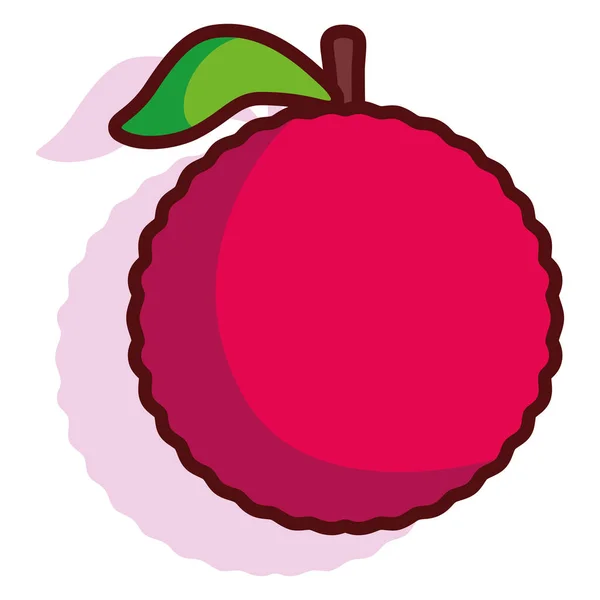 Frutos de cereza aislados — Vector de stock