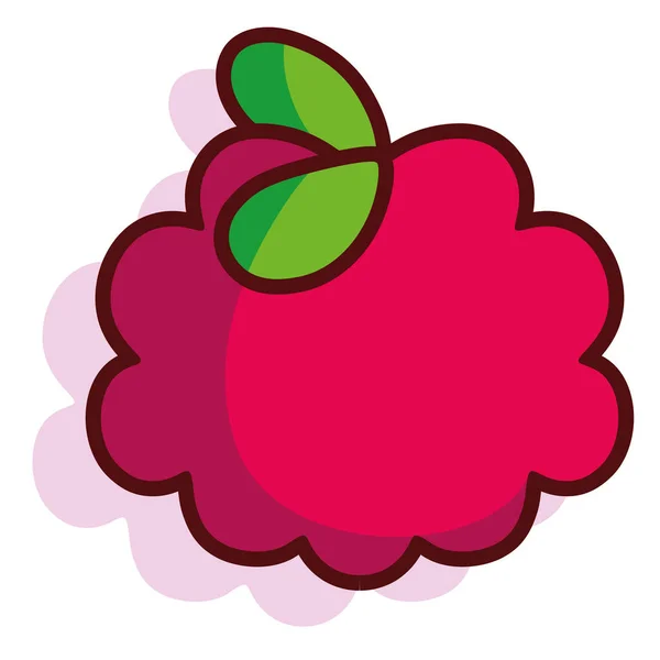 Buah raspberry terisolasi - Stok Vektor