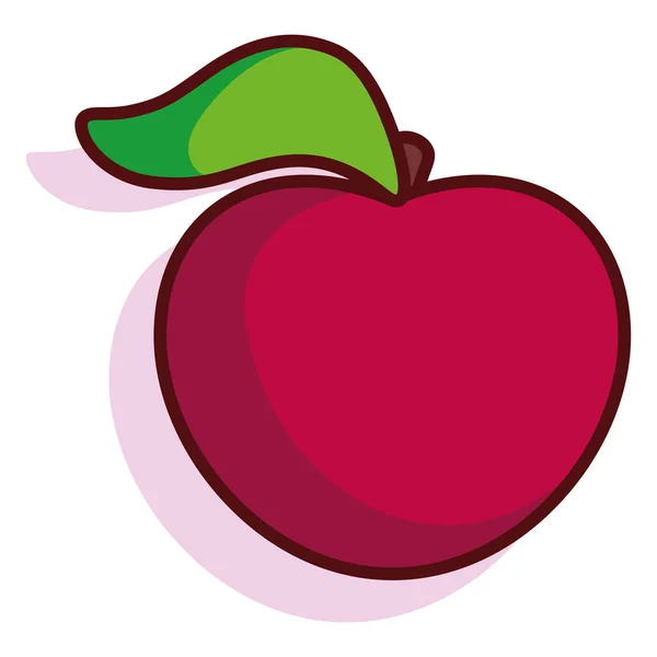 Frutos de cereza aislados — Vector de stock