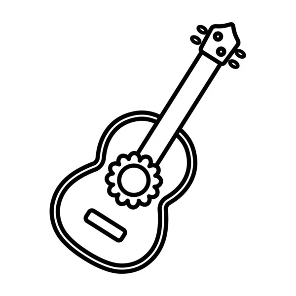 Isolated guitar icon — Stock Vector