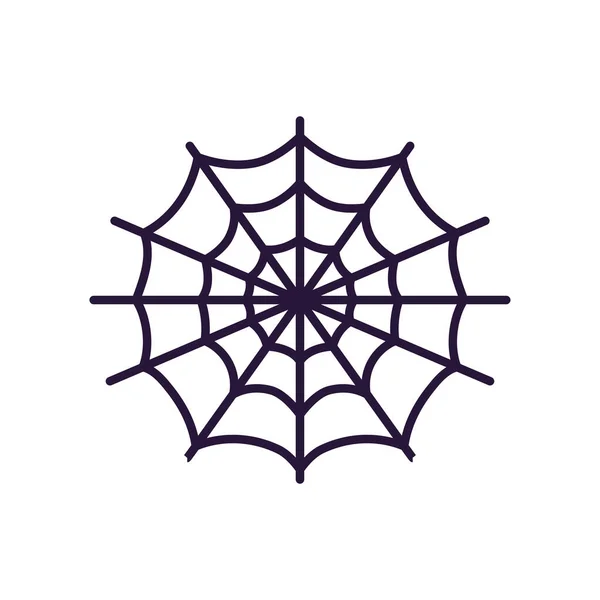 Icono web de araña aislada — Vector de stock