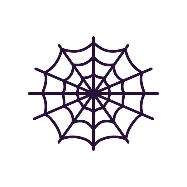 Icono web de araña aislada — Vector de stock