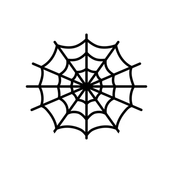 孤立的蜘蛛网图标 — 图库矢量图片