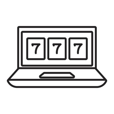 İzole edilmiş Şanslı Kumarhane